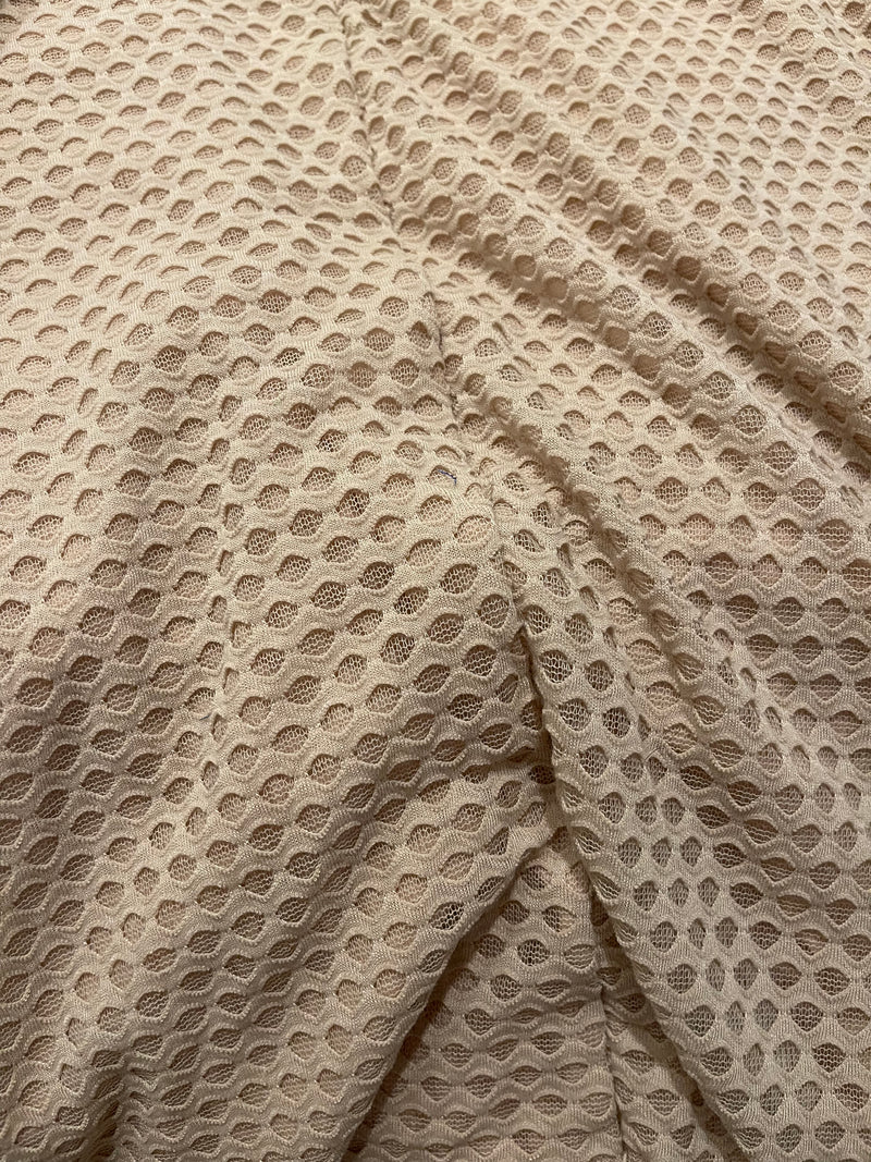 Catalina Dress - Nude Crochet ( Slight Imperfection.. please see pictures for reference ) *marked as imperfect, no returns